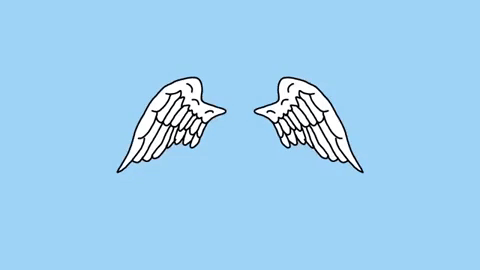 angel wings animation GIF