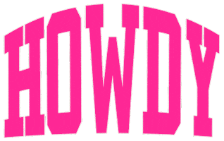 Howdy Sticker by RANCH DRESS'N
