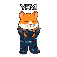 Lets Go Yes Sticker by Hamieverse
