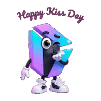 Heart Kiss Sticker by IDX Solana