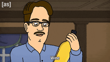 Wine Drinking GIF by Adult Swim
