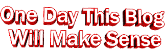 one day this blog will make sense Sticker by AnimatedText