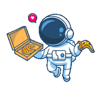 Pizza Spaceboys Sticker