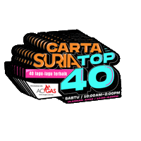 Top40 Suraya Sticker by Suria Malaysia