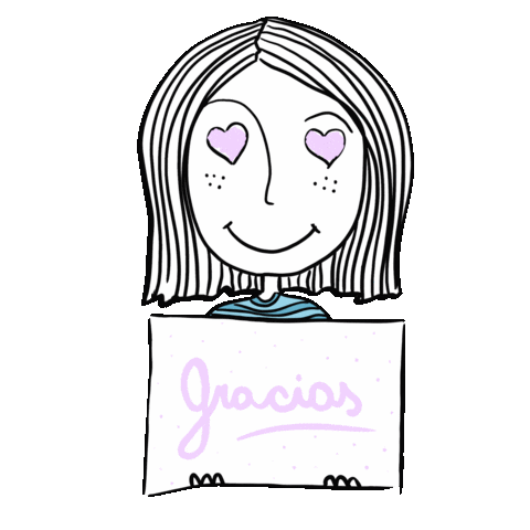 Gracias Sticker by Blanq.cl
