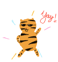 Cat Heyrinjani Sticker by The Babybirds