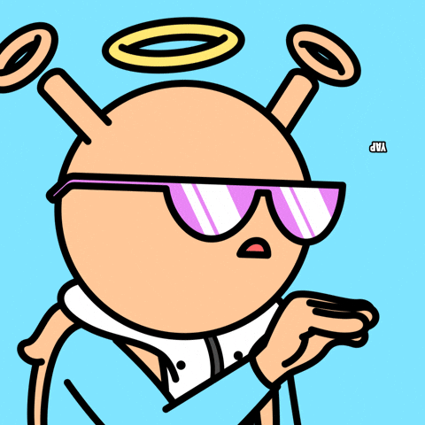 You Talk Too Much Shut Up GIF by Quirkies