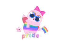 Celebration Pink Sticker