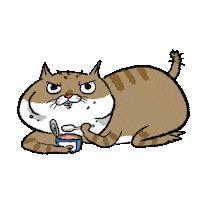 Line Neko Sticker by ehcat