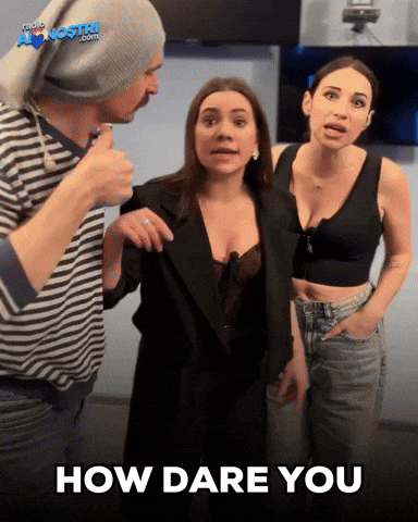 Angry Excuse Me GIF by Ai Nostri