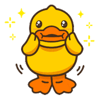 Happy Sticker by B.Duck