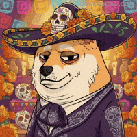 Day Of The Dead Dog GIF by Doge Pound