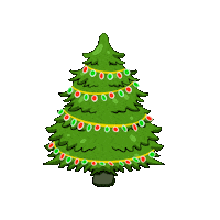 Christmas Tree Sticker