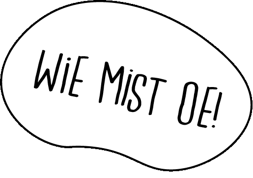 Wie Mist Oe Sticker by Wetshuys