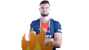 On Fire Burn Sticker by Paris Saint-Germain Handball
