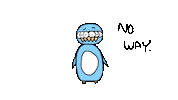 greggvalentine no penguin nope no way Sticker