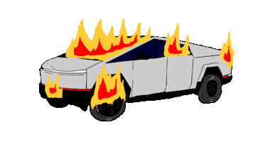 Fire Tesla Sticker by deladeso