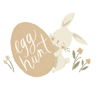 ohsnapboutique bunny easter easter bunny easter egg Sticker