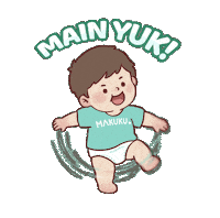 Baby Play Sticker by MAKUKU Indonesia