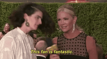 gabby hoffman this fan is fantastic GIF by Entertainment Tonight