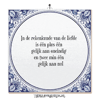 Humor Hart Sticker by Tegelspreuken.nl