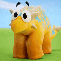 You Think Smile GIF by Claynosaurz