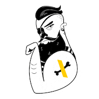 tbwa-x like tbwa disruption pirats Sticker