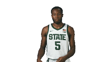 Over There Basketball Sticker by Michigan State Athletics