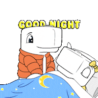 Tired Good Night Sticker by Ordinary Friends
