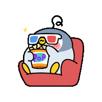 komunkyung 현대큐밍 큐밍 현대렌탈케어 큐펭이 Sticker