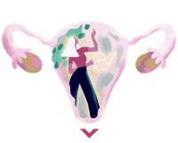 Woman Growing Sticker by Essity