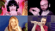 Jeff Cannata Jessica Lynn Parsons GIF by The Dungeon Run