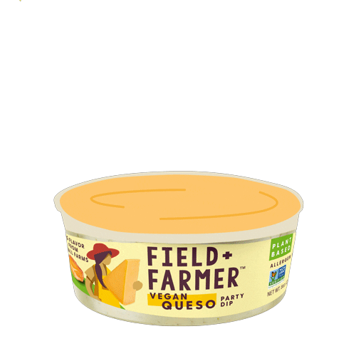 FieldandFarmer vegan dip queso chips and dip Sticker