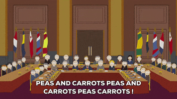 peas and carrots eating GIF by South Park 