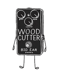 Guitar Pedal Sticker by BIG EAR pedals