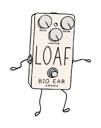 Guitar Pedal Dancing Sticker by BIG EAR pedals