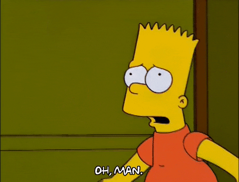 sad bart simpson GIF