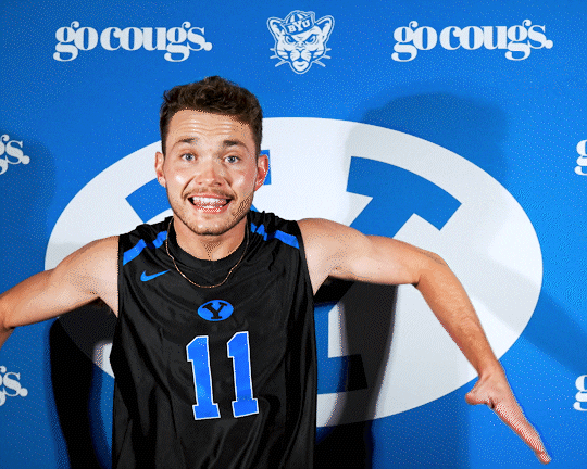 Lets Go Clap GIF by BYU Cougars