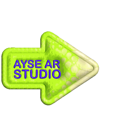 Text Arrow Sticker