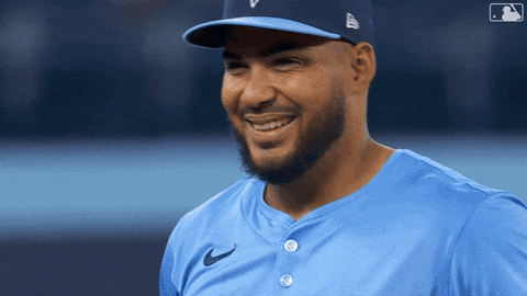 Major League Baseball Smile GIF by Toronto Blue Jays