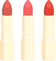 makeup lipstick Sticker by Sunnies Studios