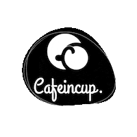 Cafeincup logo coffee cafe barista Sticker