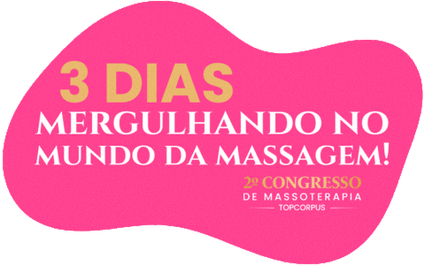 2 Congresso Topcorpus Sticker by Massagem TopCorpus