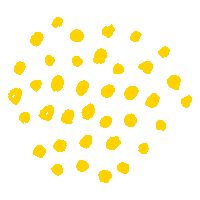 AnbaPie yellow doodle icon jaune Sticker
