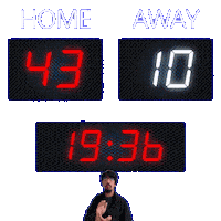 10 Away Sticker