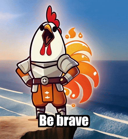 Wisdom Be Brave GIF by Zorooster