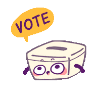 America Voting Sticker by BuzzFeed Animation