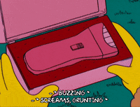 marge simpson buzzing GIF