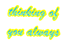 Thinking Of You Always Sticker by Alissandra