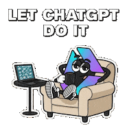 Let Chatgpt Do It Sticker by IDX Solana